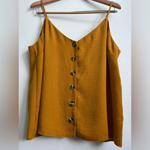 New Look Tank Top in Mustard Yellow, Size 12 - Picture 4 of 5